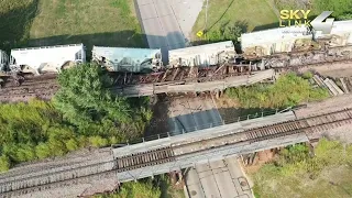 North Sioux City train derailment caused by railcar malfunction, according to preliminary investi...