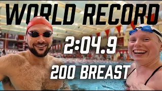 RACE DAY: 200 Breast World Record GOING DOWN