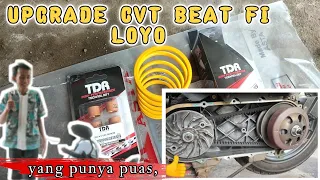 UPGRADE CVT BEAT FI HARIAN TENAGA100℅ MENINGKAT‼️upgrade komponen cvt biar ga loyo minim biaya