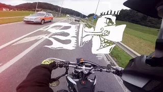 KTM EXC Wheelie in front of Police | The Hassers | Switzerland