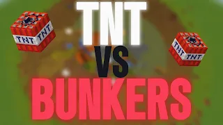 Minecraft New Modded TNT vs BUNKERS! | LV1 / LV4