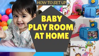 EASY WAYS TO SET UP BABY PLAY ROOM AT HOME !!! BALL PIT INSTALLATION DEMO