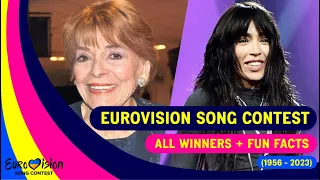 EUROVISION SONG CONTEST: ALL WINNERS (1956 - 2023) + Fun facts about every single winner!