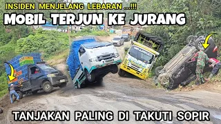 BATU JOMBA !! Truk Olang Hampir Terbalik, Mobil Masuk Jurang,Insiden Di batu jomba #dangerous