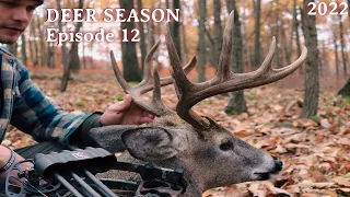 BIG MOUNTAIN BUCK DOWN!! - Hunting Fresh Buck Sign! - PA Public Land Archery Deer Hunt 2022!
