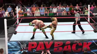 WWE Payback 2016 | WWE 2K16 Simulation | Ryback vs Kalisto(c)