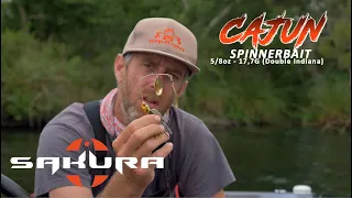 SAKURA FISHING TV / Cajun Spinnerbait 5/8oz - 17,7G Double Indiana