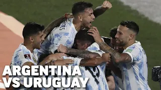 Eliminatorias Sudamericanas fecha 5 | Argentina 3 - Uruguay 0 | Qatar 2022