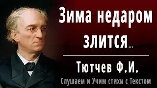 Ф.И. Тютчев "Зима недаром злится" - Слушать и Учить аудио стихи