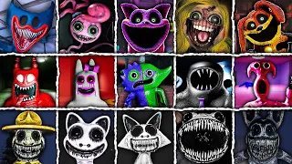 Poppy Playtime: Chapter 1, 2, 3 & 4 VS Garten Of Banban 1, 2, 3, 4, 6 & 7 VS Zoonomaly ALL JUMPSCARE