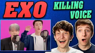 EXO on Dingo Music - Killing Voice Live REACTION!