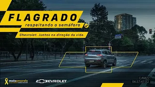 Maio Amarelo e Chevrolet, juntos na direção da vida.