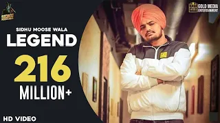 LEGEND - SIDHU MOOSE WALA | The Kidd | Gold Media | Latest Punjabi Songs 2023