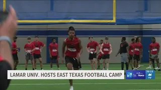 Lamar University holds East Texas football camp