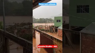 Situação de Honório Bicalho em Minas Gerais - Chuvas em Minas Gerais - #shorts #minasgerais