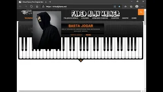 Alan Walker:Faded Virtual piano