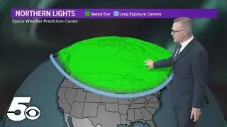 Are the Northern Lights visible all the way in Arkansas?