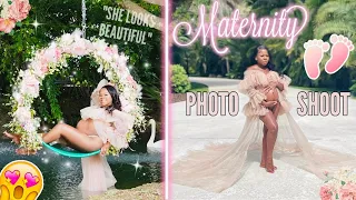 MATERNITY PHOTO SHOOT || BEHIND THE SCENES