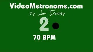 70 BPM Human Voice Metronome by Jim Dooley