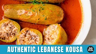 How to Make KOUSA - Lebanese Stuffed Squash