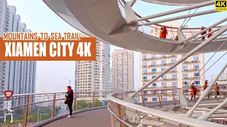 Walking on XIAMEN's Mountains-to-sea Trail | 4K HDR | Fujian's Most Beautiful City | 厦门 | 福建