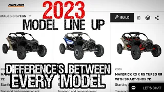 2023 Can-am X3 Model Line Up Explained | What are the Differences?