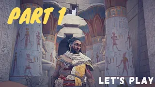 ASSASSINS CREED ORIGINS - Let's Play PART 1: THE OASIS