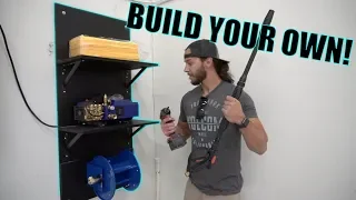 BUILDING THE ULTIMATE GARAGE PRESSURE WASHER DETAILING WALL!