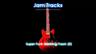 Super Funk Guitar Backing Track (D)