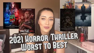 Best & Worst Horror/Thriller Films of 2021