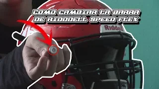 Como CAMBIAR la BARRA de un Riddell Speed Flex en ESPAÑOL