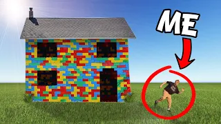 I Built a Life Size Lego House!