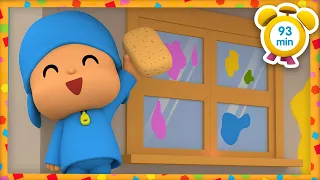 🧽 POCOYO in ENGLISH - House Painting [93 min] | Full Episodes | VIDEOS and CARTOONS for KIDS