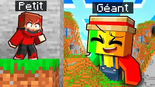 Grand VS Petit en cache-cache sur Minecraft !