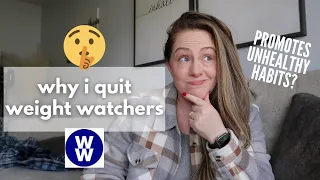 Why I Quit Weight Watchers & Will Never Go Back: Does WW Promote Unhealthy, Unsustainable Habits? 🤔