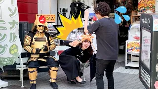 「甲冑ドッキリ#10 奈良三条通り 第三弾」funny samurai prank in Nara Sanjo Street Part3