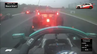 Bottas executes order 66 at the start of the Hungary Grand Prix (Meme)