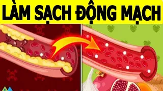 7 THỰC PHẨM LÀM SẠCH ĐỘNG MẠCH VÀ NGĂN NGỪA CƠN ĐAU TIM, ĐỘT QUỴ Biết mà dùng sớm SỐNG KHỎE SỐNG THỌ