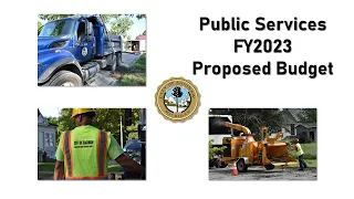 City of Saginaw, MI Public Services 2022-2023 Proposed Budget Presentation