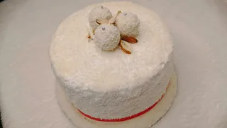 Raffaello Cake | Almond Coconut Cake