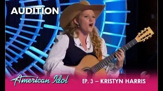 Kristyn Harris: Texas Cowgirl With SERIOUS Yodeling Skills! | American Idol 2018