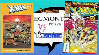 Unboxing porównanie wydań Komiks:  X-men Upadek Mutantów Marvel Punkty Zwrotne i wydanie Tm-Semic