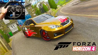 Lexus IS F from Need For Speed Most Wanted | Forza Horizon 4 | (Logitech G920 Steering Wheel)
