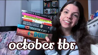 ambitious october tbr 🎃| wish me luck