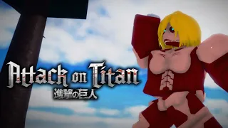 Female Titan Gameplay & (PVP) - Attack on Titan: Freedom War [Beta] (Roblox)