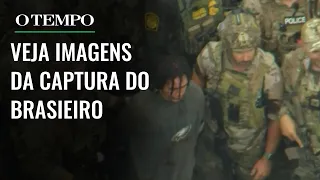 Brasileiro foragido nos Estados Unidos é preso; vídeos da prisão