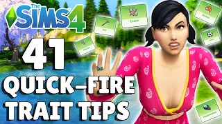 41 Must Know Trait Tips And Features [Base Game] | The Sims 4 Guide