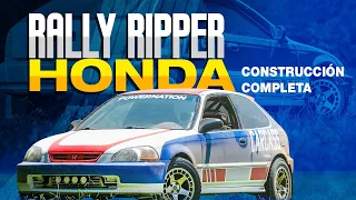 Construcción Completa: Honda Civic Hatchback se convierte en un auto de carreras Rally Ripper