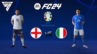 FC 24 PC | ENGLAND VS ITALY | UEFA EURO 2024 | FULL MATCH GAMEPLAY