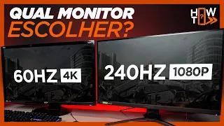 4k 60Hz ou FullHD 240Hz? Qual monitor escolher?